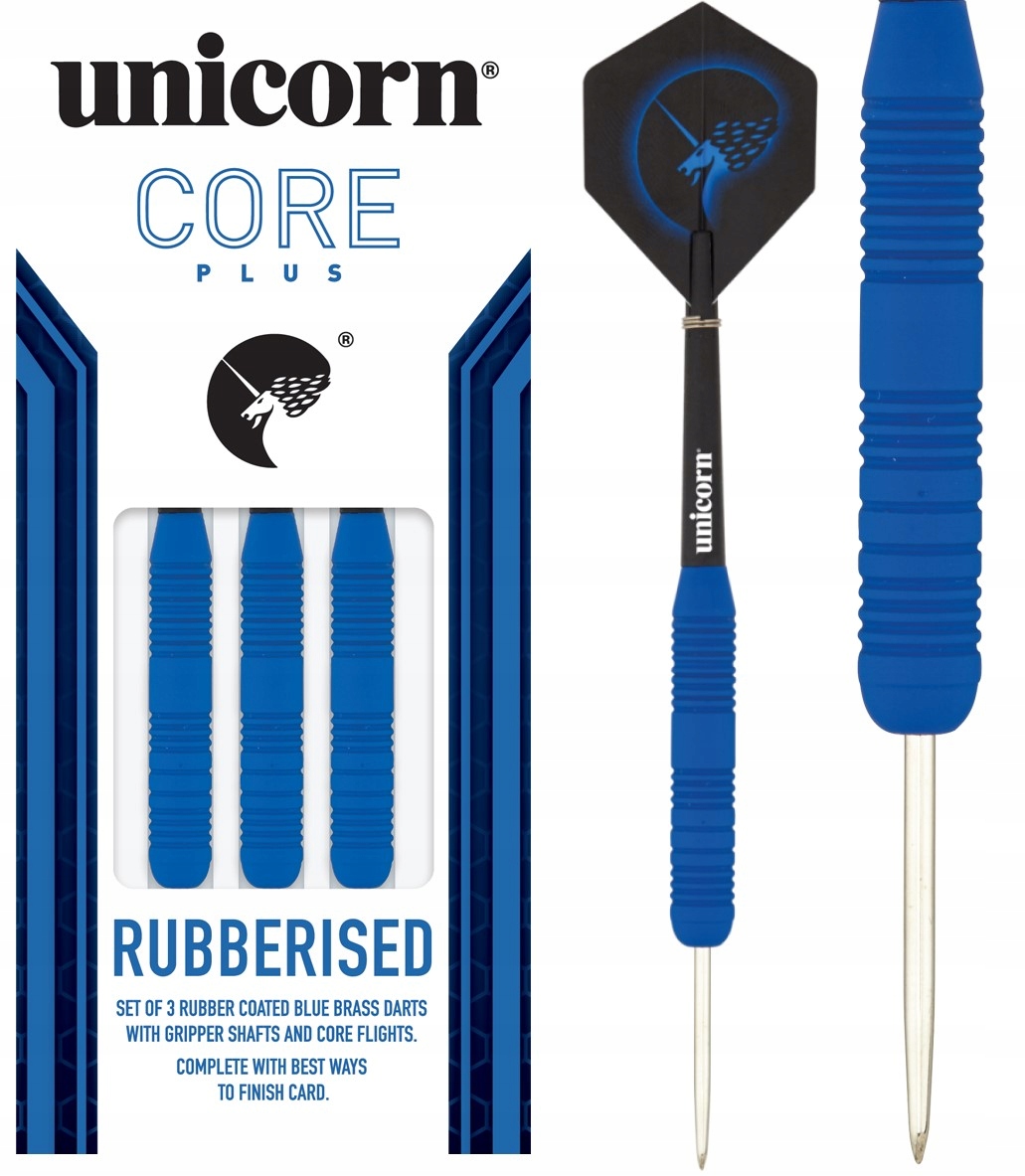 Rzutki Unicorn Core Plus Blue Rubber Brass 25 g