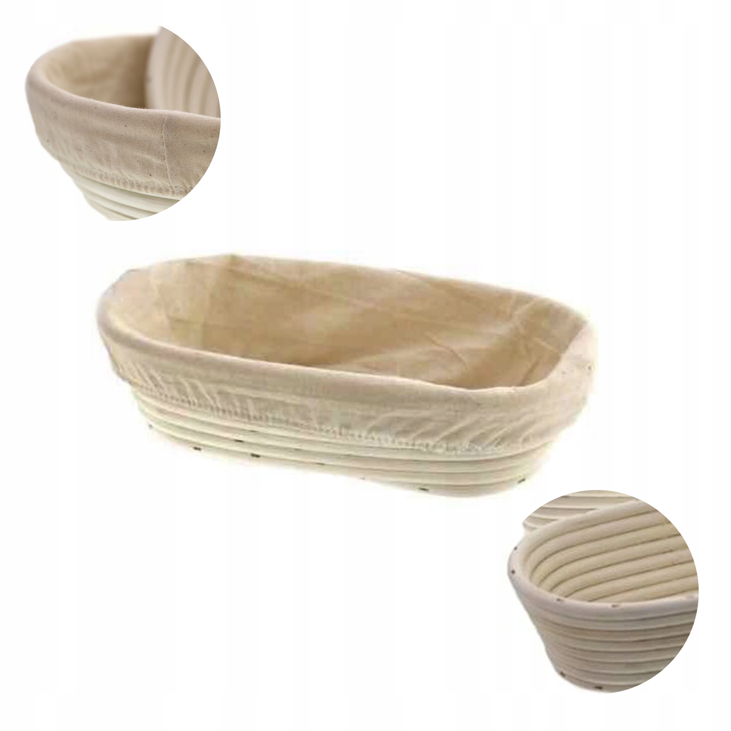 КОРЗИНА РАТАН ФОРМА ДЛЯ ХЛЕБА ВЫРАСТАНИЯ 32 СМ