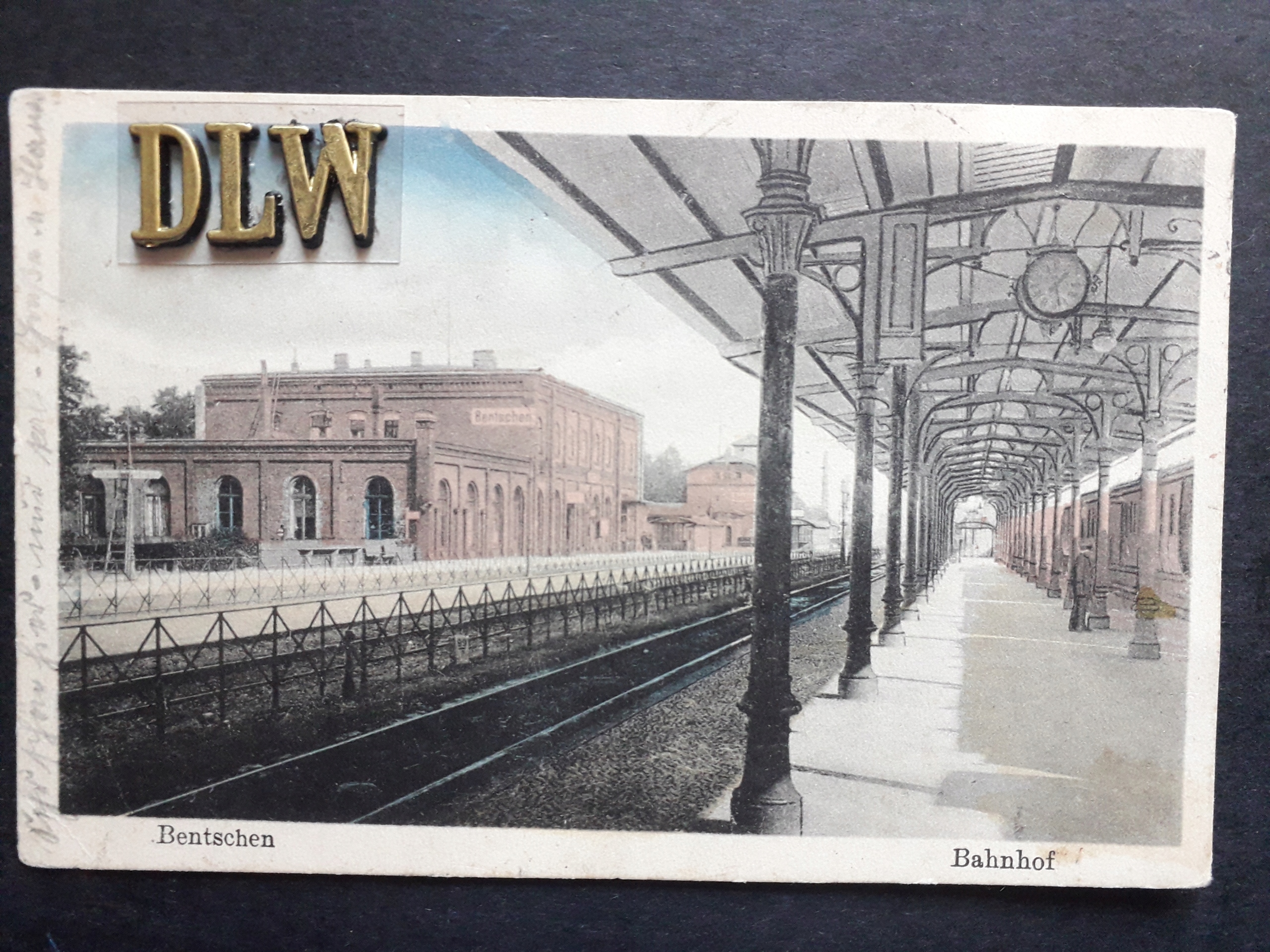 ZBĄSZYŃ Bentschen Dworzec 1915r