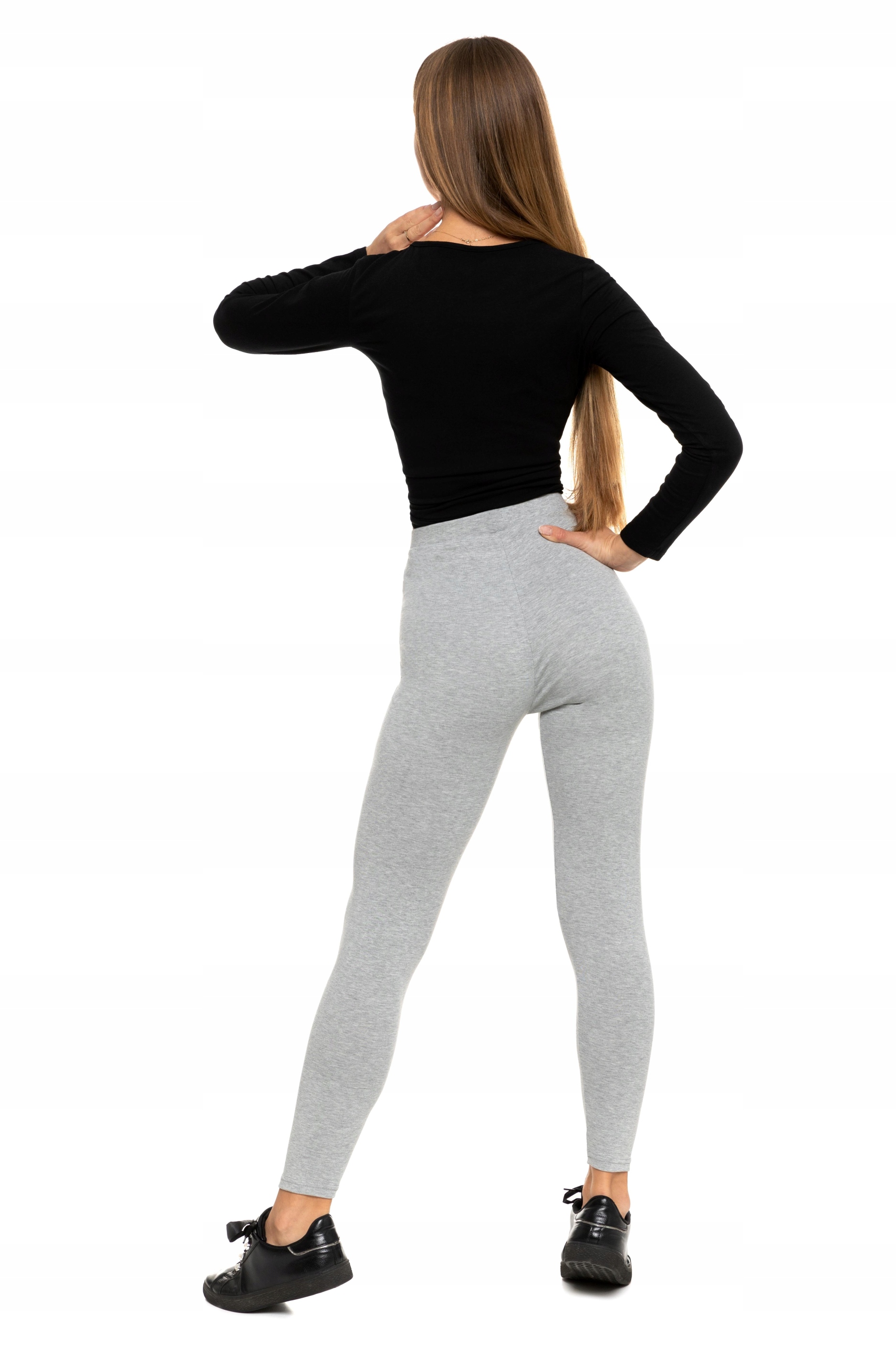 PODKOSZULKA NA DŁUGI RĘKAW DAMSKA DOPASOWANA KOSZULKA BAWEŁNIANA MORAJ M Marka Moraj