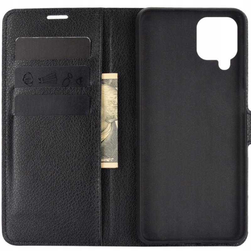 

Etui Z Klapką Portfel Litchi Do Galaxy M12