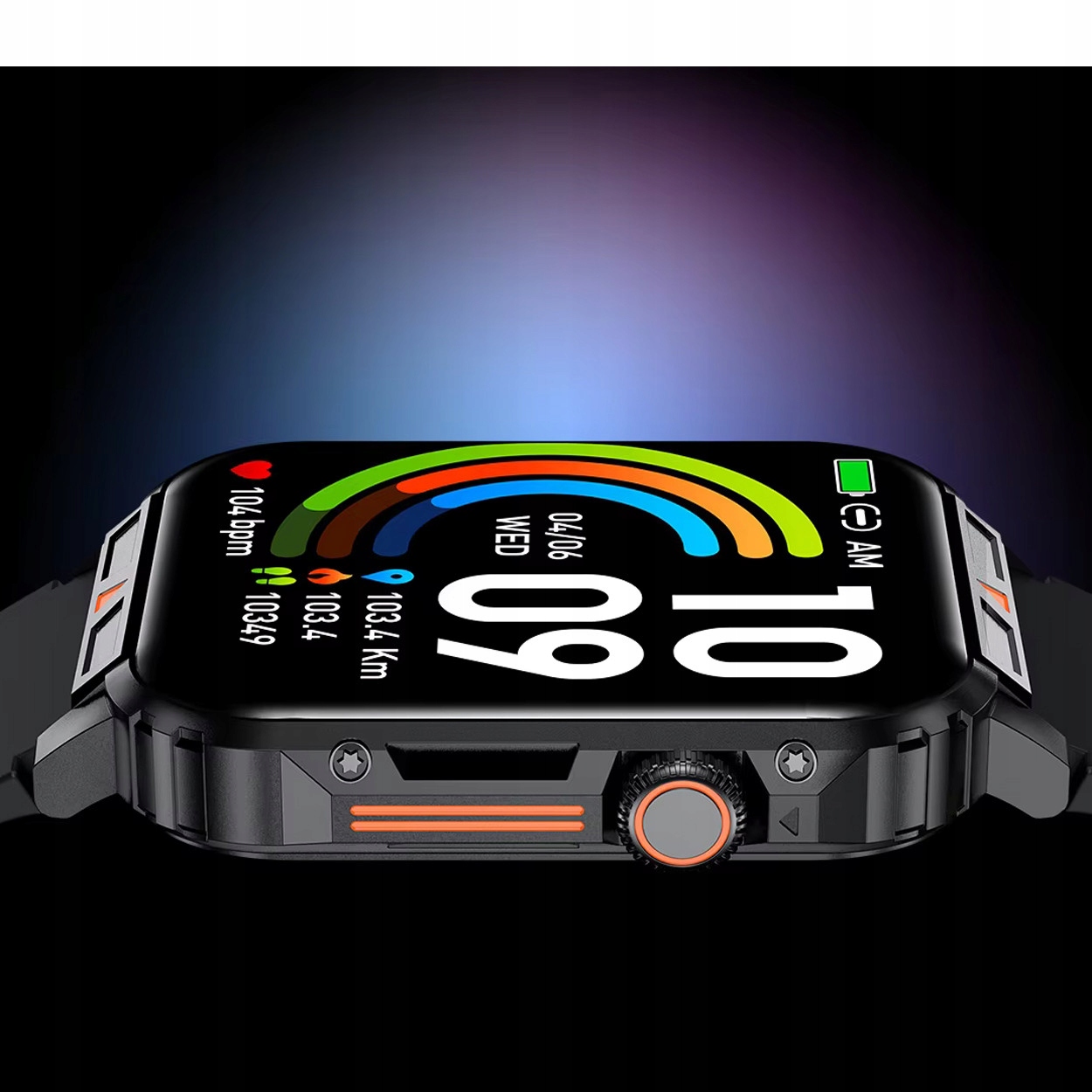 Smartwatch męski menu PL 340 mAh Bluetooth Call!! SMART WATCH PRO + FOLIA Marka Smart-Trend