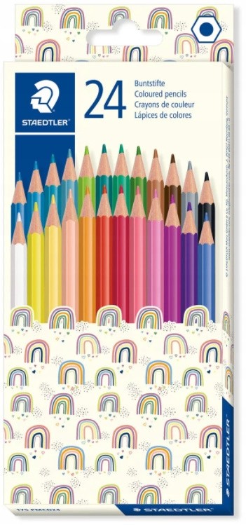 Kredki szkolne 24 kolory sześciokątne Staedtler Marka Staedtler