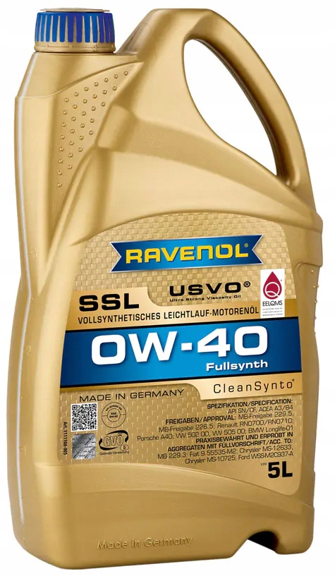 Ravenol Ssl CleanSynto 0W40 5L
