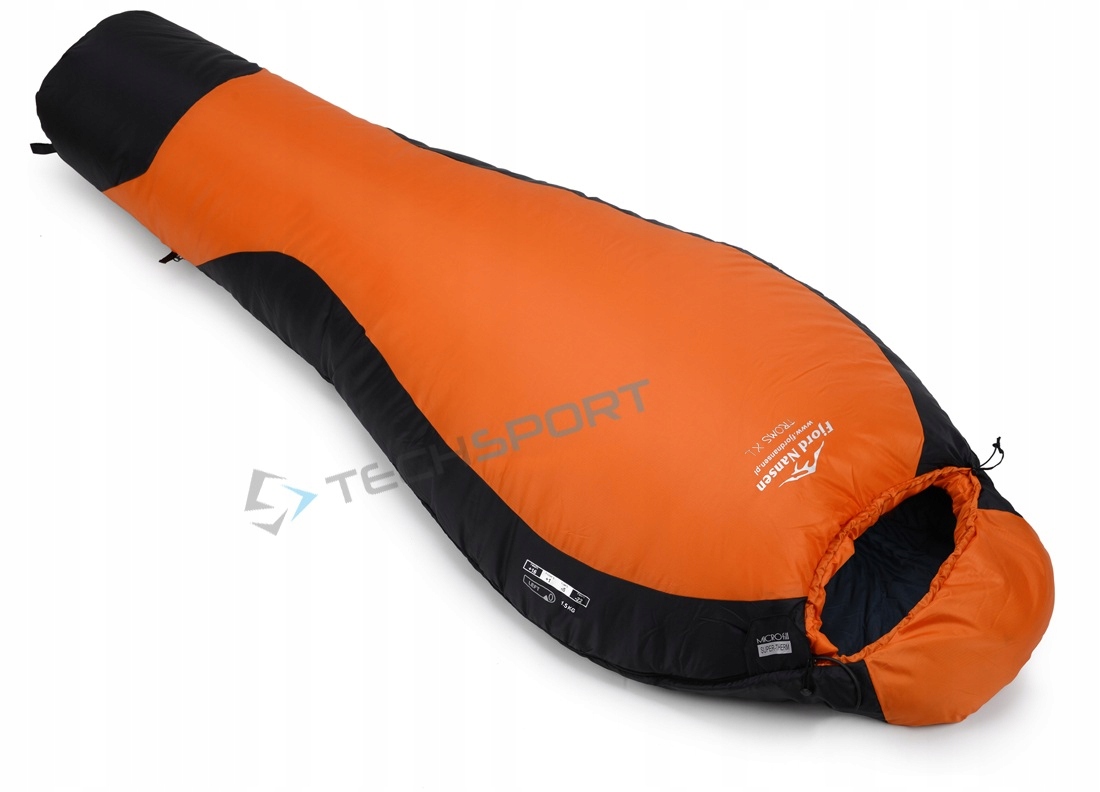 Fjord Nansen Spací Pytel Troms XL Do -22 °C Teplý A Pohodlný Levý Zip