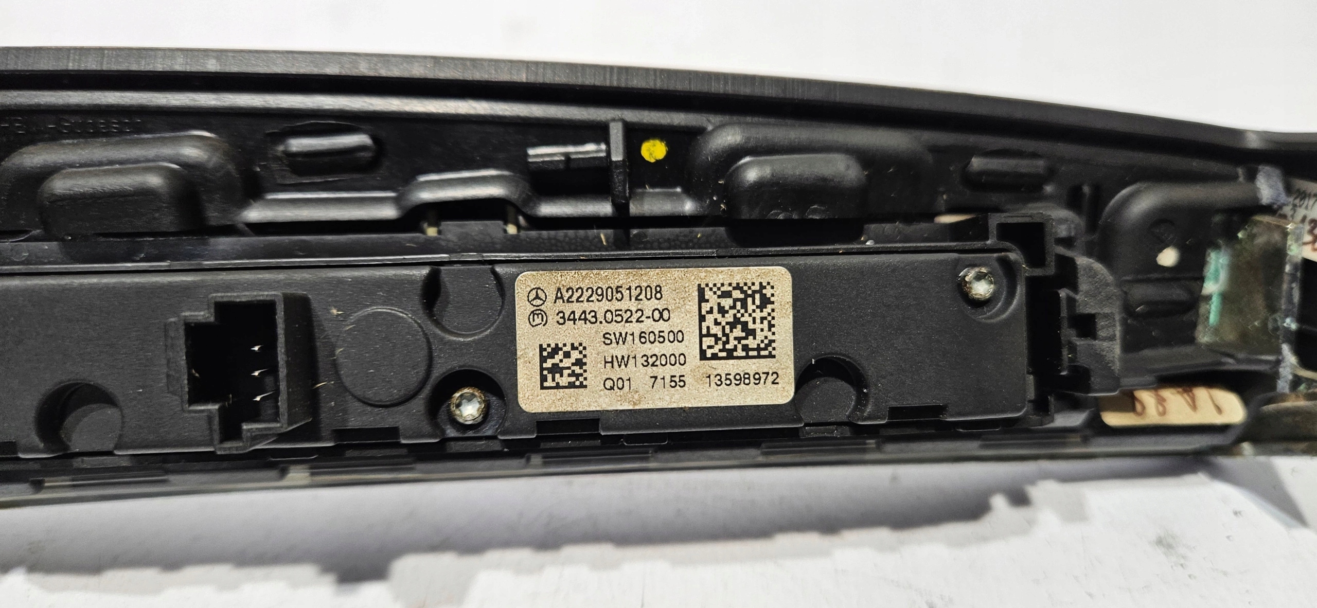 PANEL switch MERCEDES S KLASA W222 AMG S63 original A2229051208