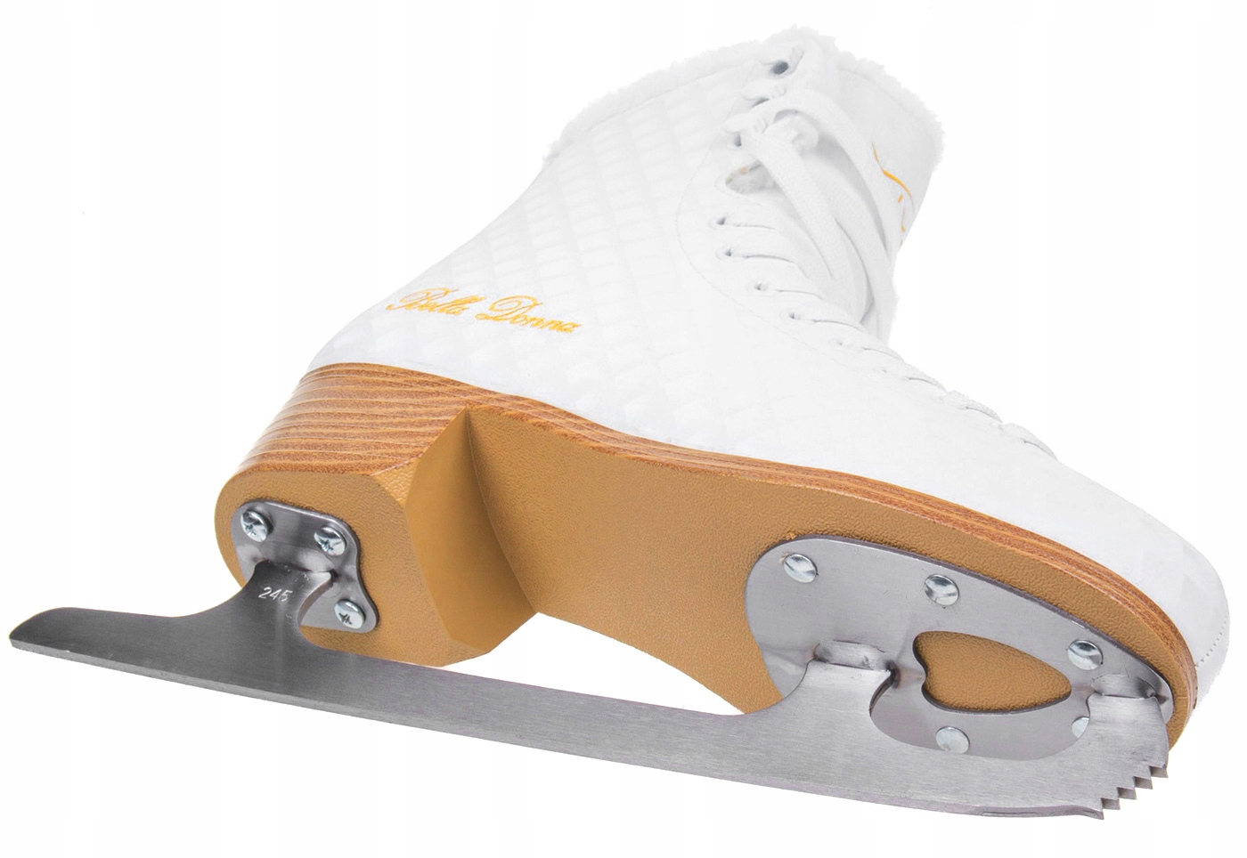 KLASYCZNE ŁYŻWY DAMSKIE FIGUROWE SZNUROWANE OCIEPLANE VIVO 40 Model Bella Donna