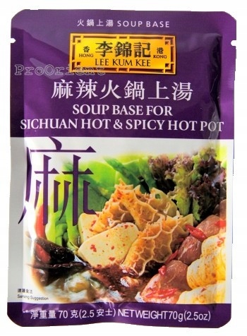 

Sos Do Zupy Baza Do Hot Pot Smak Sichuan 70g Lkk