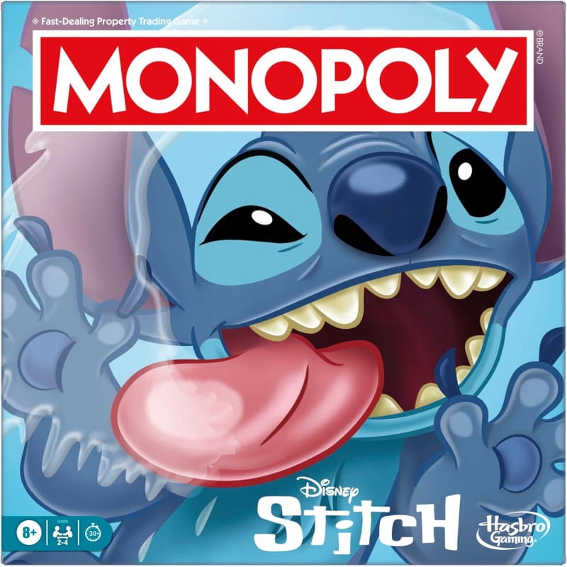 Hasbro Stitch Gra planszowa Monopoly Wersja angielska G0388