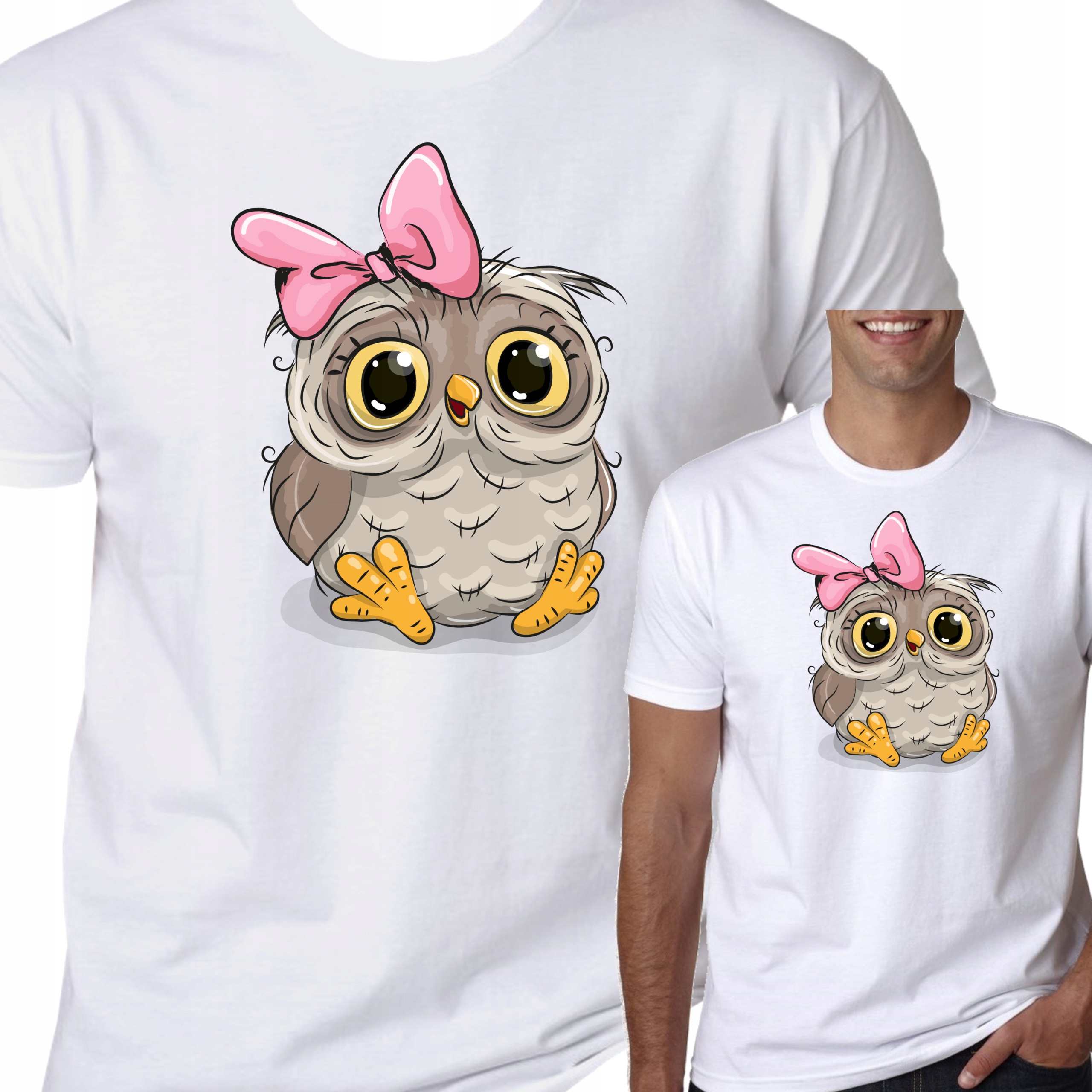 

T-Shirt Koszulka Sowa Nadruk Prezent S 1180