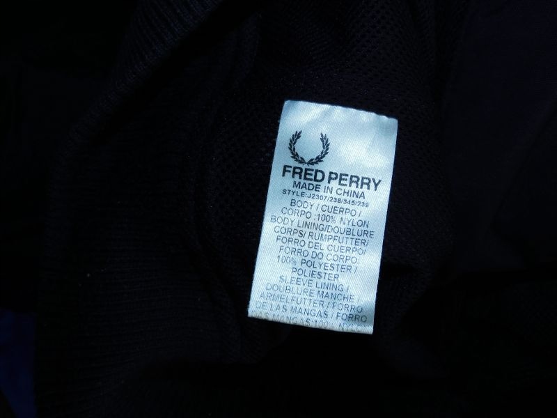 Fred Perry kurtka męska S nylon bejsbolówka Kaptur bez kaptura
