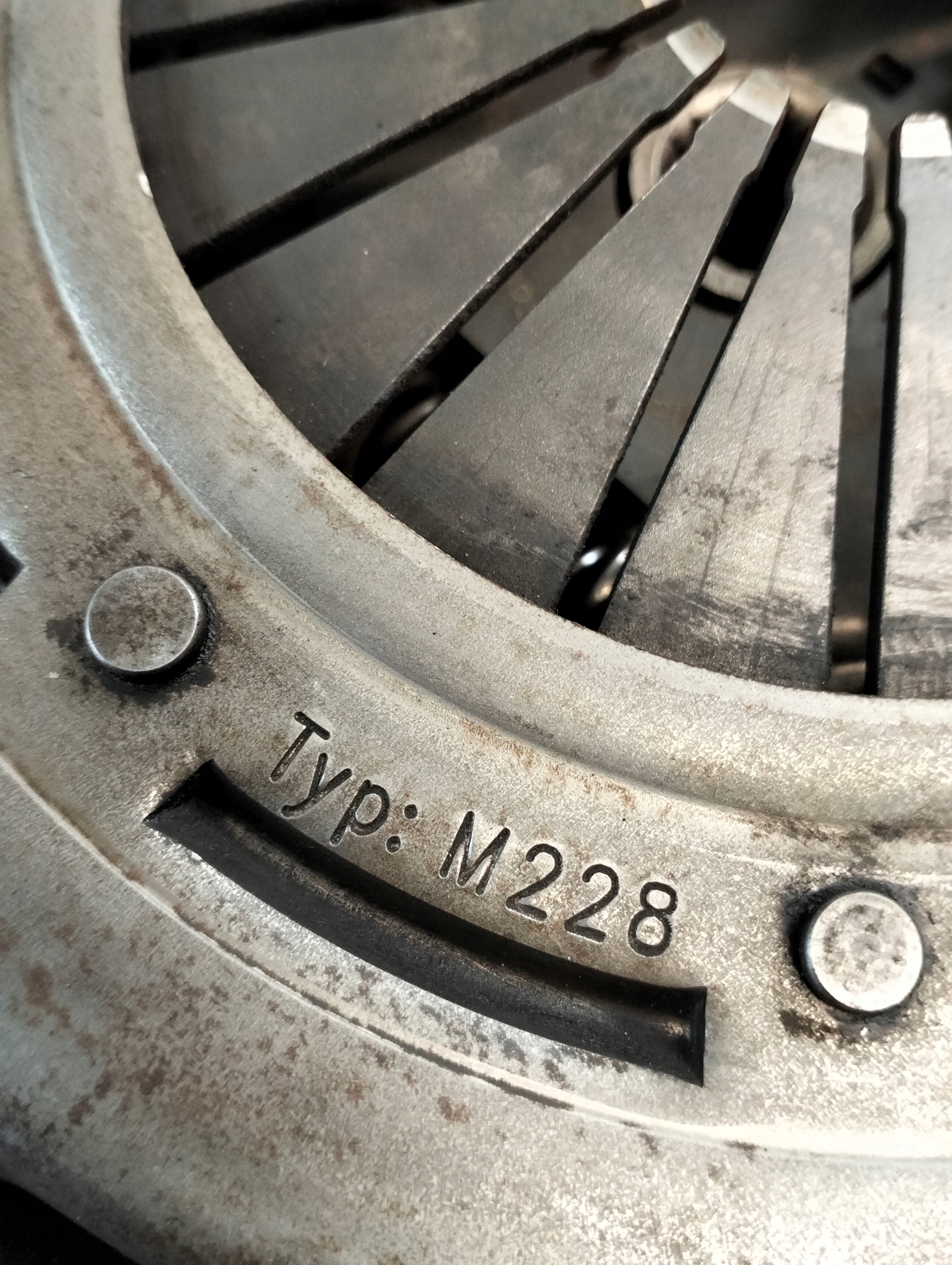 clutch SACHS TYP:M228 PEUGEOT 308 1.6VTI 2009r