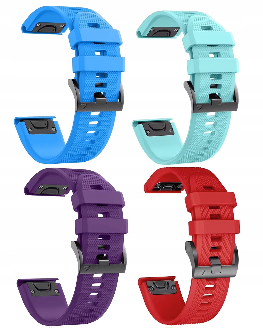 4x Pásek Pro Garmin Fenix 5s Plus 6s 7s 8 43 mm Solar Pro Quickfit