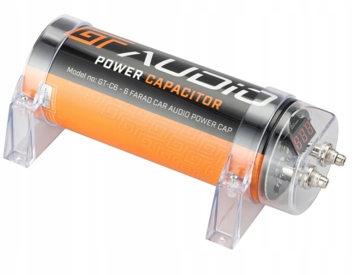 Bassface GT-C6 Kondenzátor 6F pre automobilový zosilňovač do 2000 W
