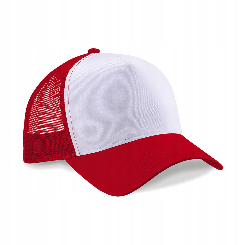 

Czapka Z Daszkiem Trucker Tirówka Beechfield re/wh