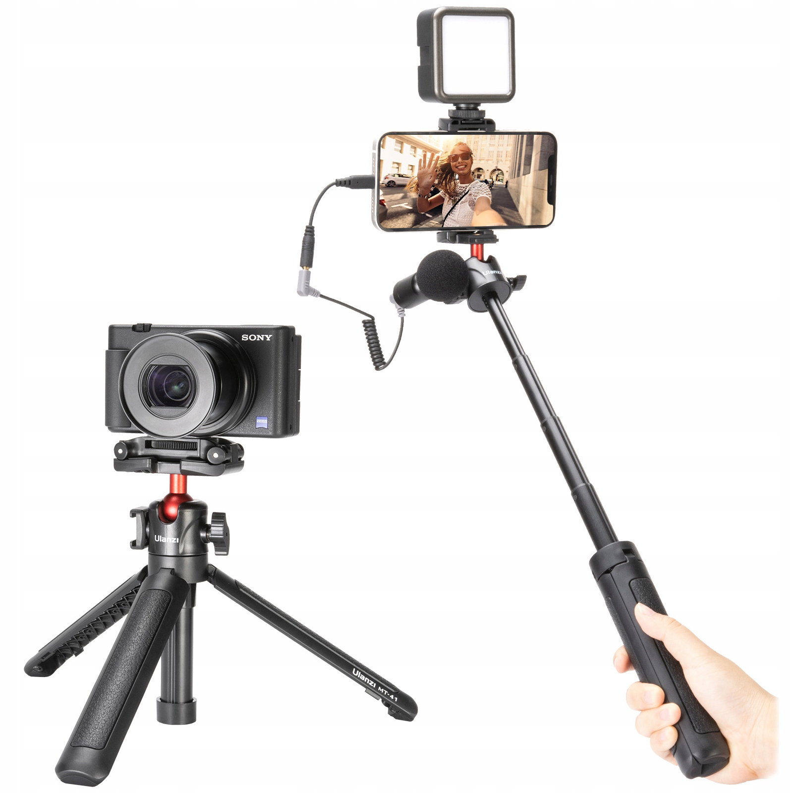 Statyw Monopod Kijek Selfie do Telefonu Smartfona Ulanzi MT-41 Stan opakowania oryginalne