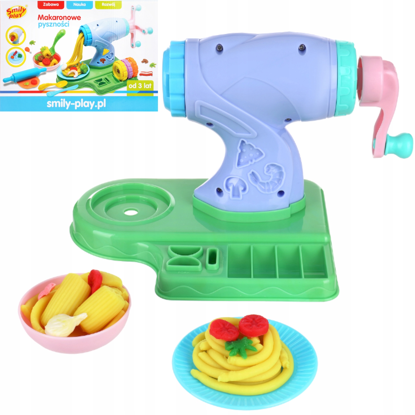 

Ciastolina Makaronowa Maszynka Kreatywny Zestaw