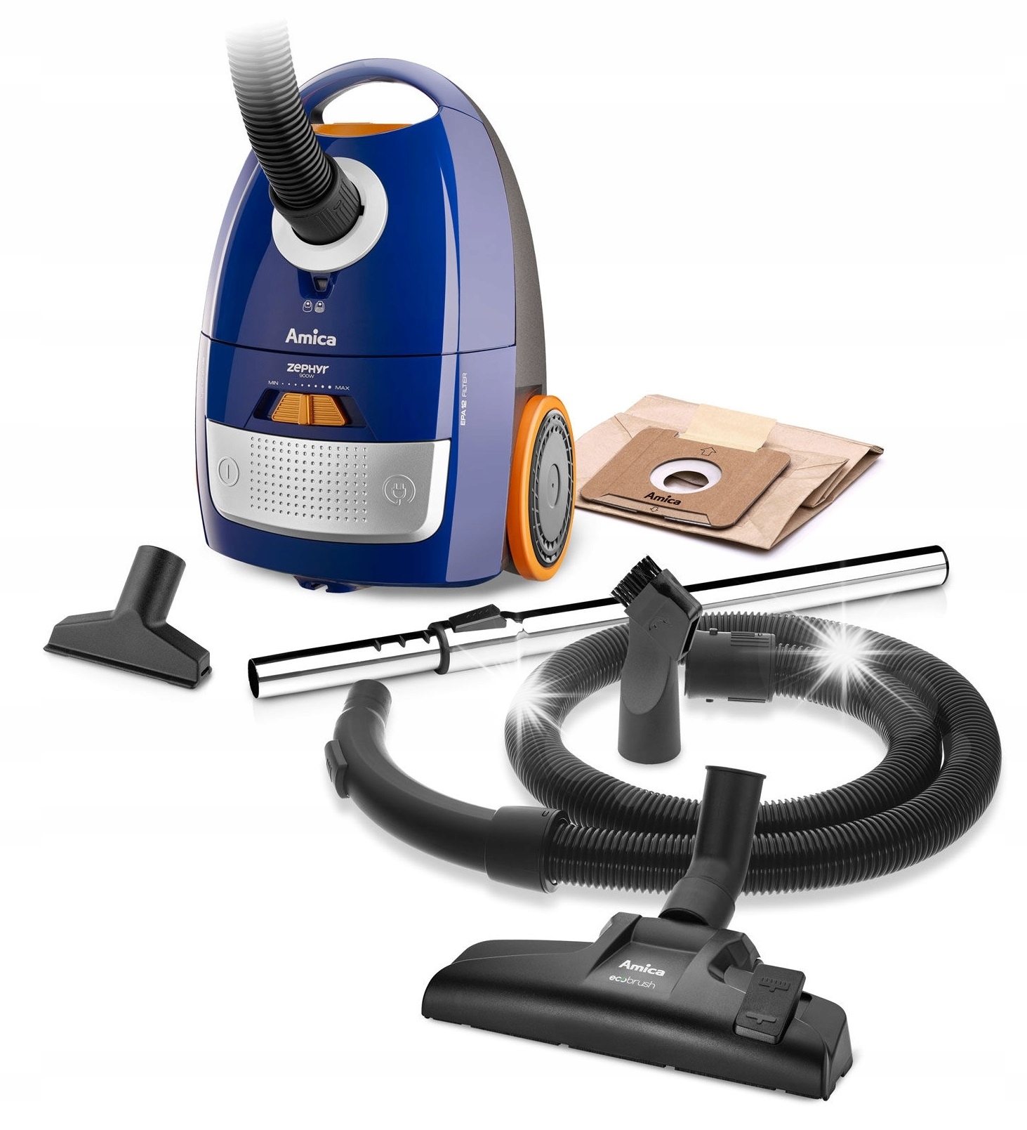 Odkurzacz workowy Amica VM 1061 2L 900W niebieski