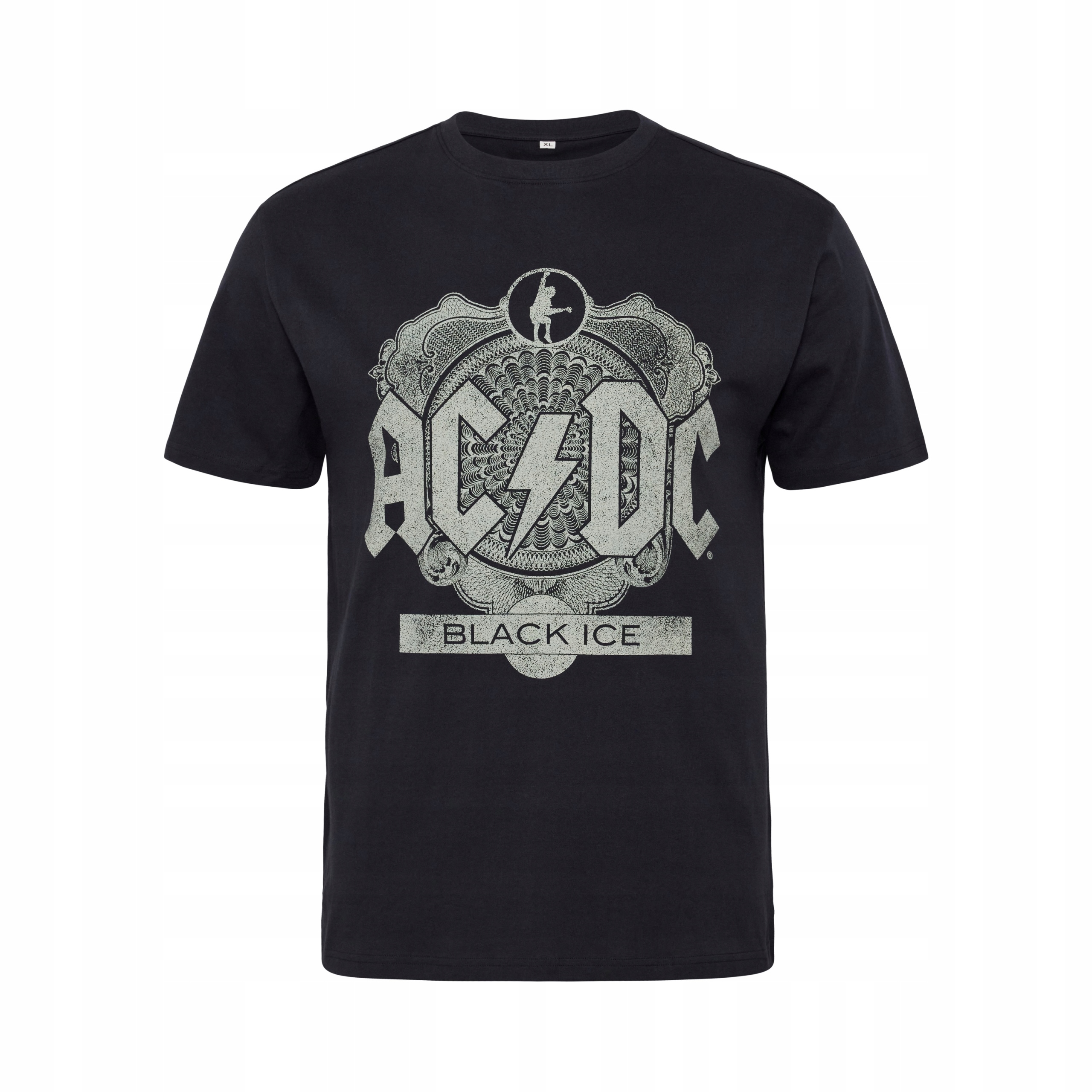 North Latitude Tričko Tričko Acdc Velké Velikosti Černá 6XL