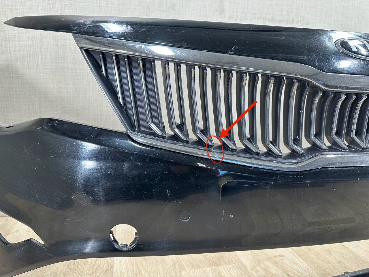 Kia Optima IV lift 2018-2020 bumper front front 86511-D4500