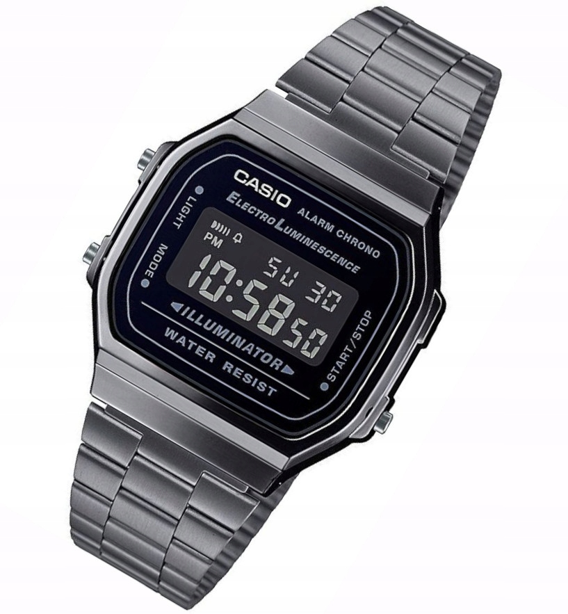 Kultovní hodinky Casio Vintage Unisex A168WEGG Retro Box Gravírování bonus