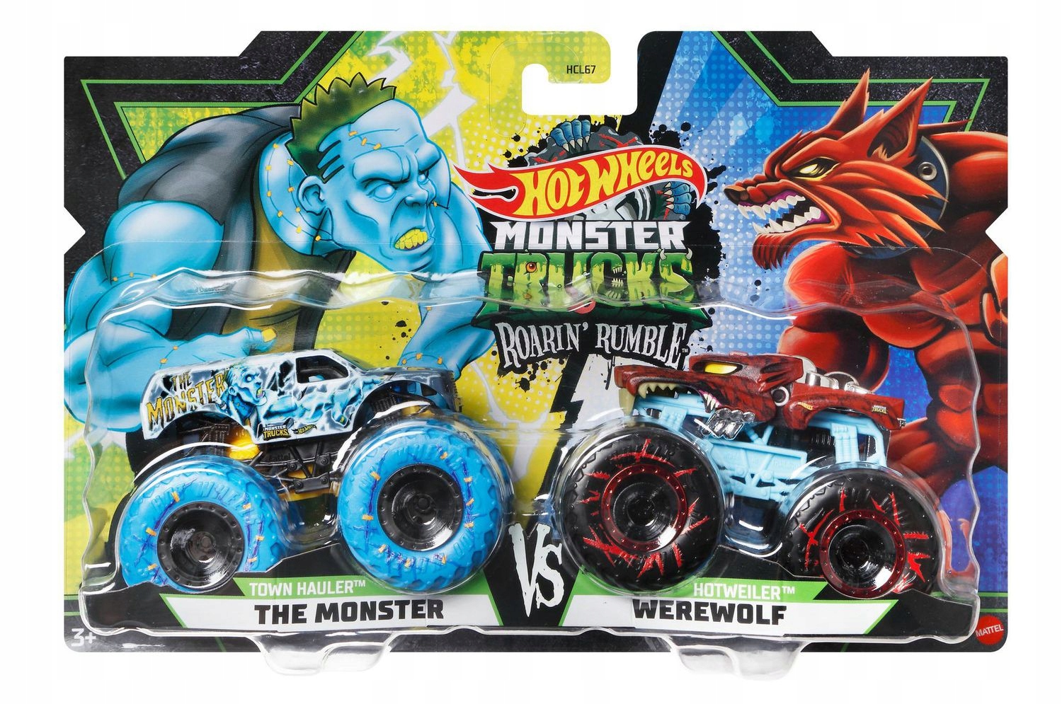 

Hot Wheels Monster Truck The Monster vs Werewolf