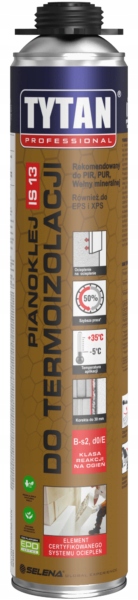 Pianoklej Klej IS13 Tytan Professional do Termoizolacji 870ml Styropian Xps