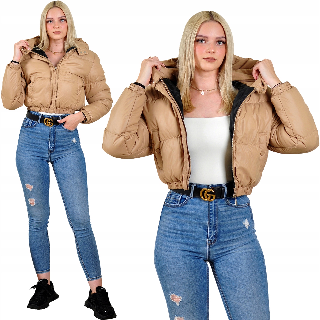 Dámská prošívaná zimní Bomber M3260-62 vel. XL