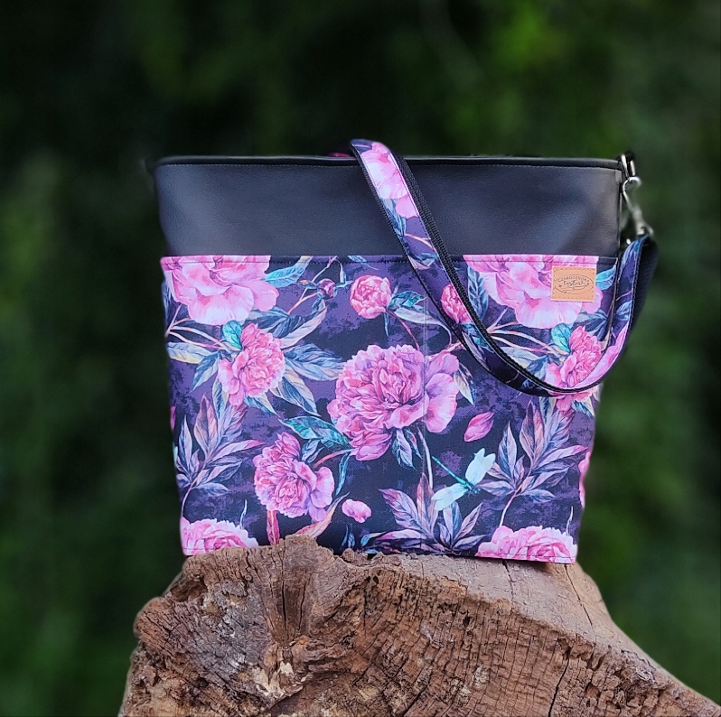 Torba do wózka organizer pojemna z zaczepami eko Wysokość 32 cm