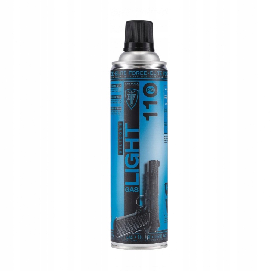 Green gas Elite Force Light 450 ml 110 Psi Silikon