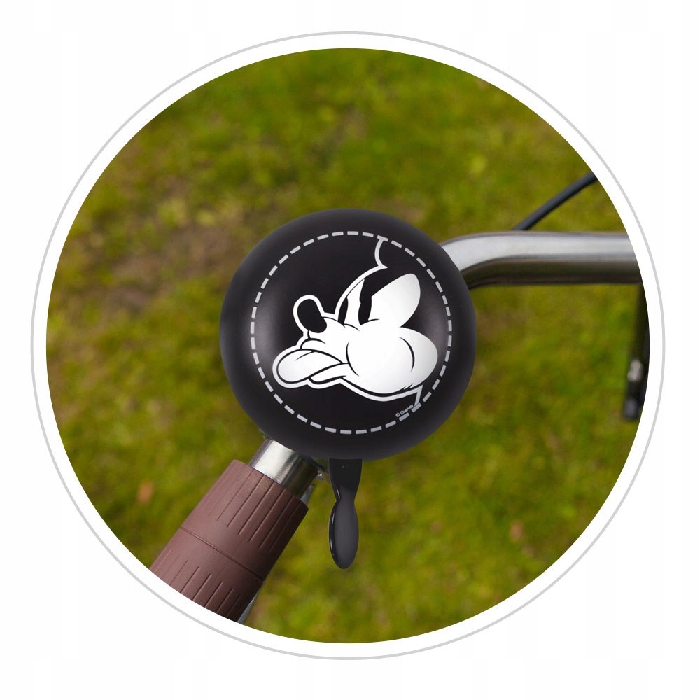 DZWONEK DO ROWERU RETRO MICKEY - BLACK HEY Marka Seven