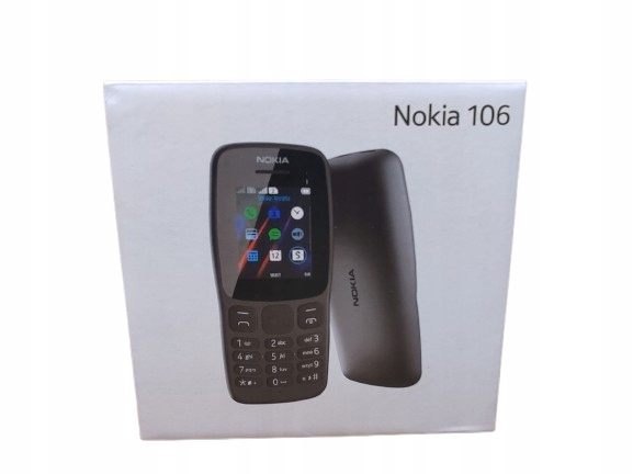 Telefon Nokia 106 czarny klasyczny