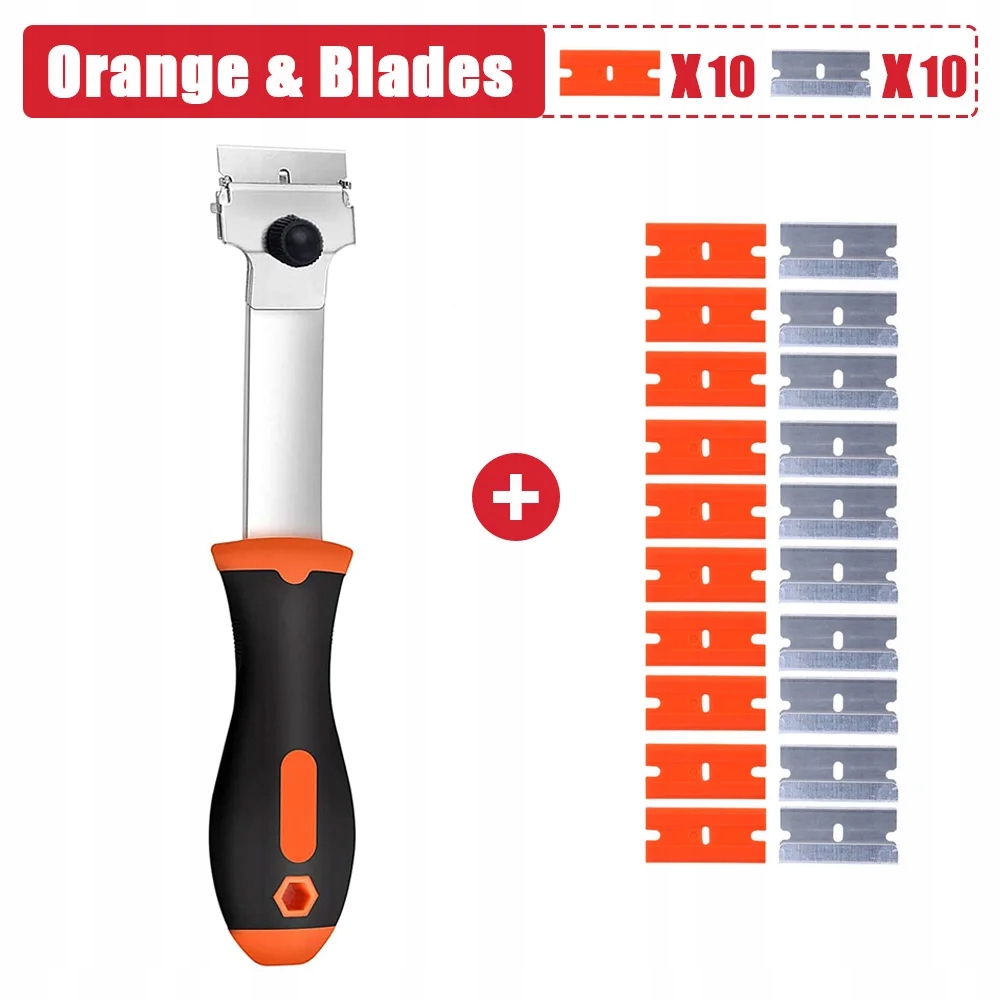 Oboustranné kovové škrabky pro škrabky na nálepky na okno