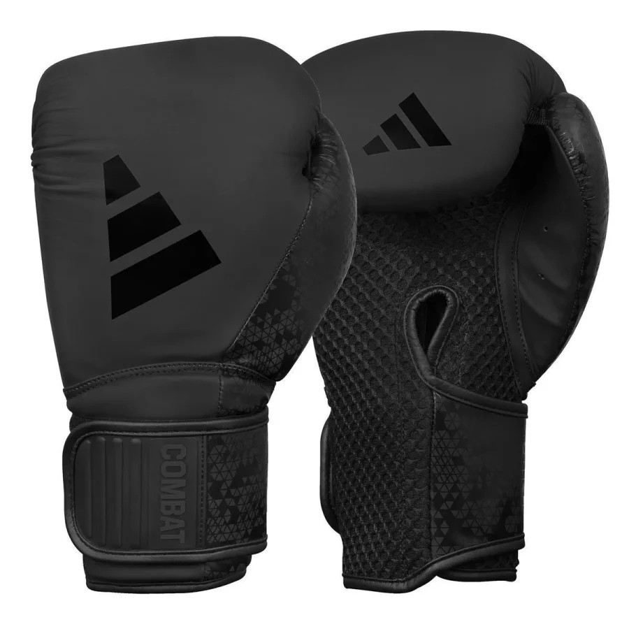 Rękawice Bokserskie Adidas Combat 50 na rzep syntetyczne Czarne 12 oz