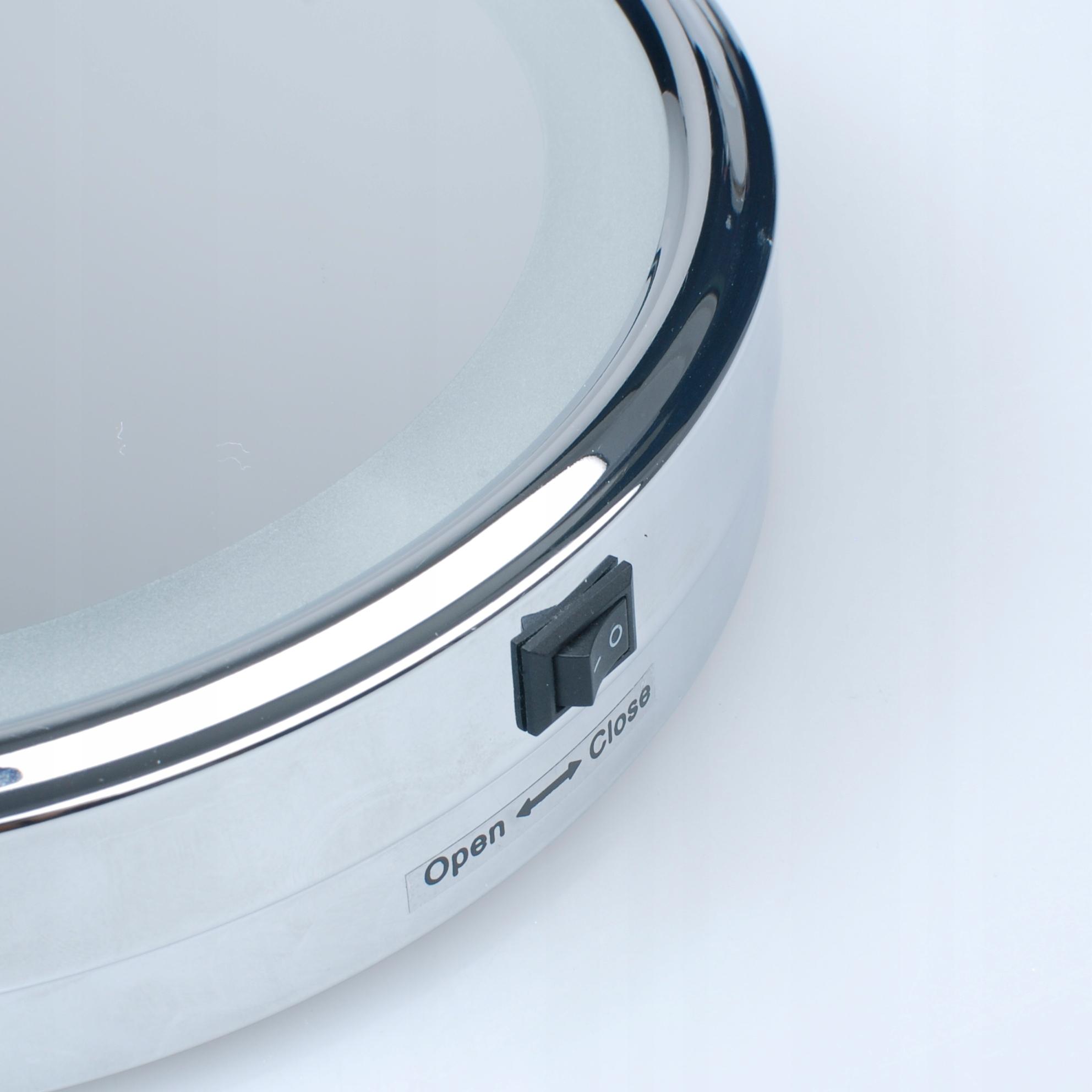 LUSTERKO LED KOSMETYCZNE DWUSTRONNE ŚCIENNE chrom Typ lustra ścienne