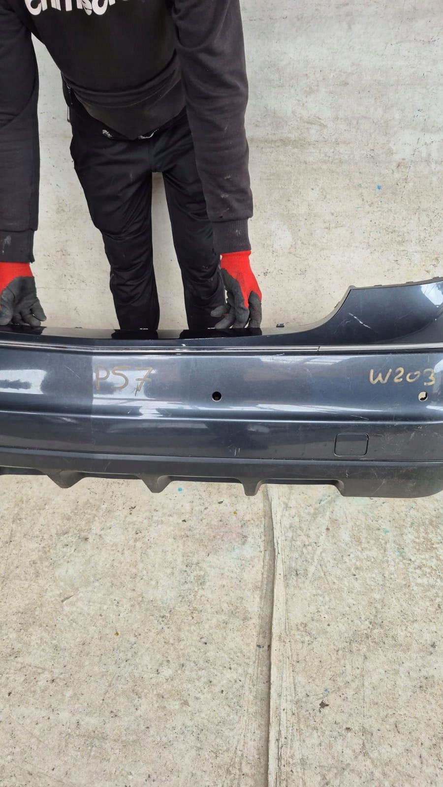 MERCEDES CLC CL203 08-11 bumper rear part rear PDC