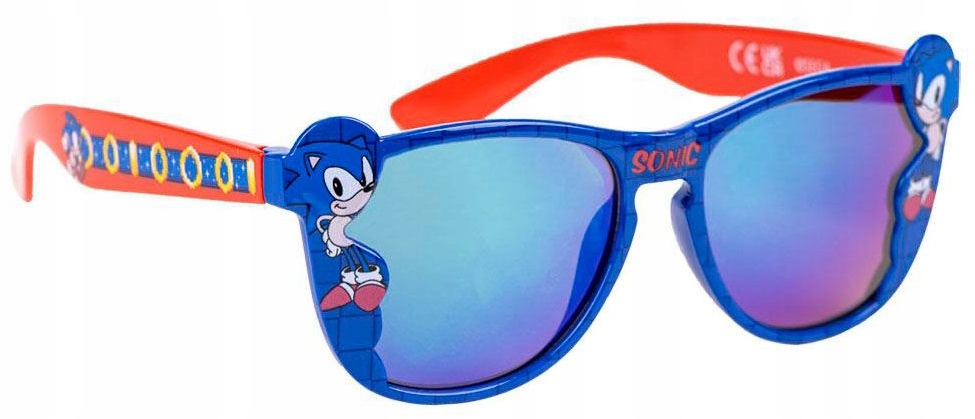 Jeż Sonic Okulary Przeciwsłoneczne UV dla dzieci Stan opakowania oryginalne