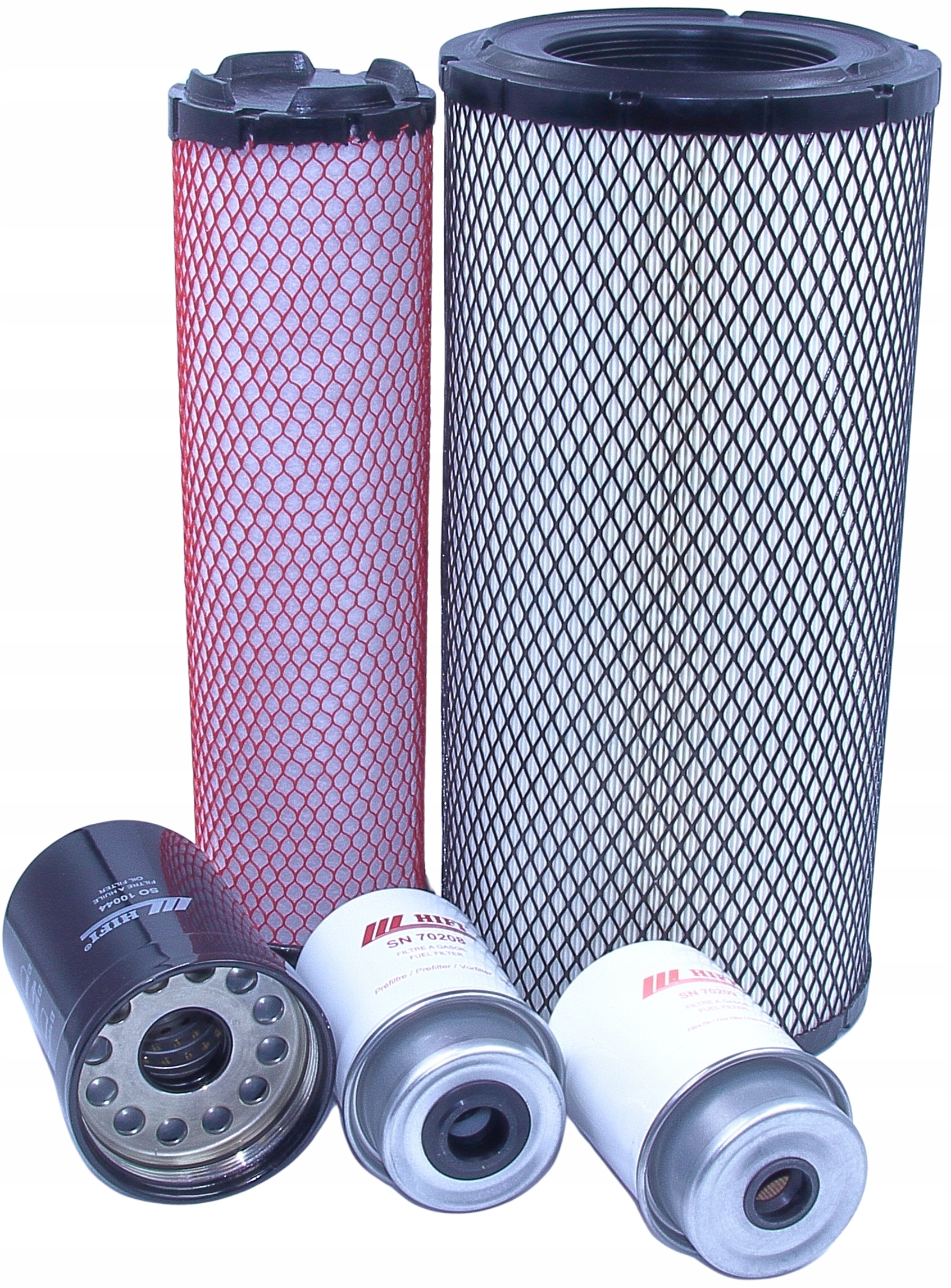 Filtry Claas Ares 657 Atz zemědělský traktor, olejové, palivové a vzduchové filtry