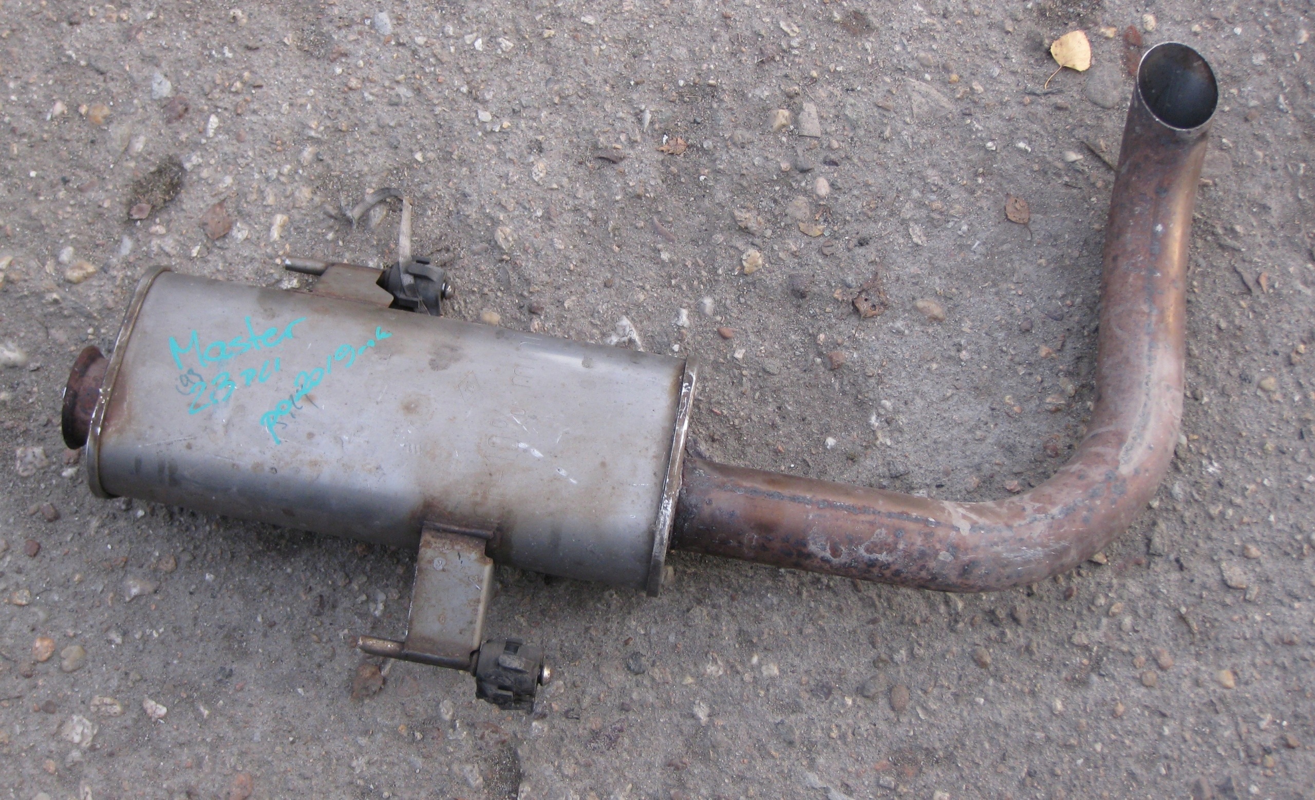 MASTER III MOVANO 2.3 DCI muffler, exhaust 201009667R