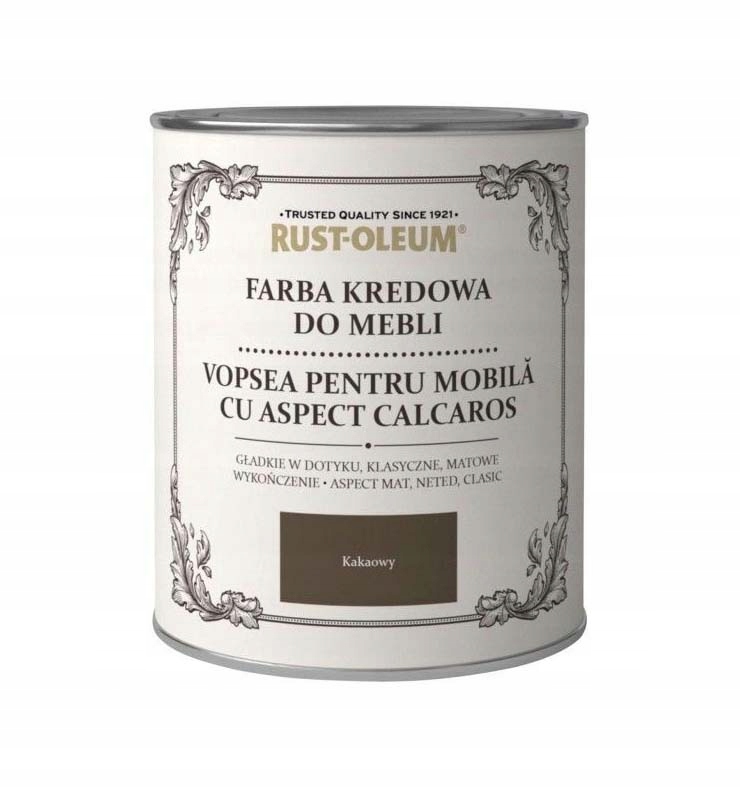 FARBA KREDOWA DO MEBLI RUSTOLEUM BRĄZOWY 0,125L