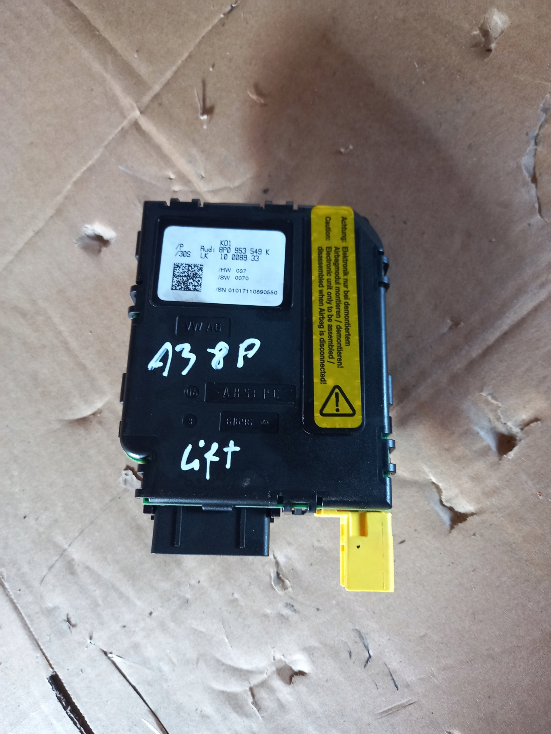 8P0953549K - Audi A3 8P lift датчик модуль угла поворота руля