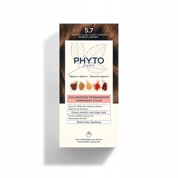 Phyto Color Barva na vlasy 5.7 Světle Kaštanově Hnědá
