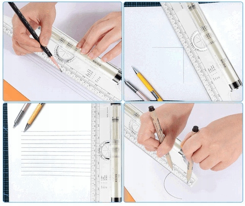 DUŻY MUTLINIAŁ multi ROLLING RULER Długość 30 cm