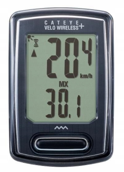 Cyklopočítač Cateye Velo Wireless+ CC-VT235W černý
