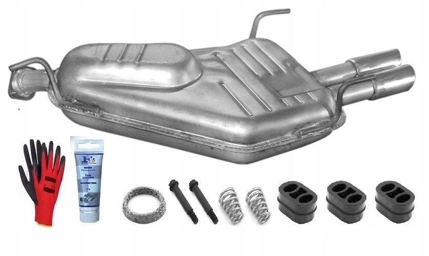 Opel Vectra B 2.5 2.6 125kW V6 Tlumič Tlumič Výfuku bonus