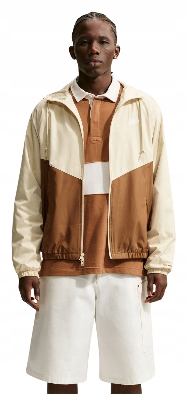 Bunda Nike Windrunner béžovo-hnědá HV8369 230 vel. L