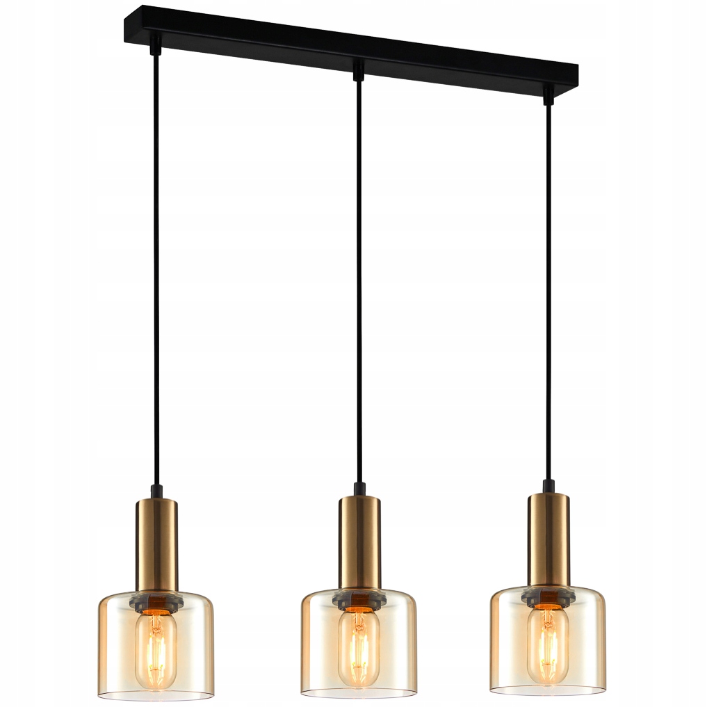 

Lampa Wisząca Zwis Santia Modern Złota X3 Italux
