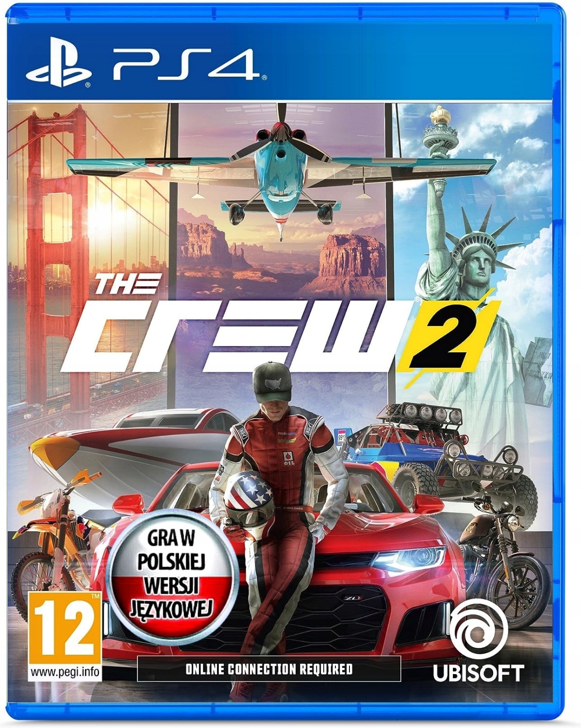 THE CREW 2 - PL - PS4 / PS5 - Płyta Blu-ray