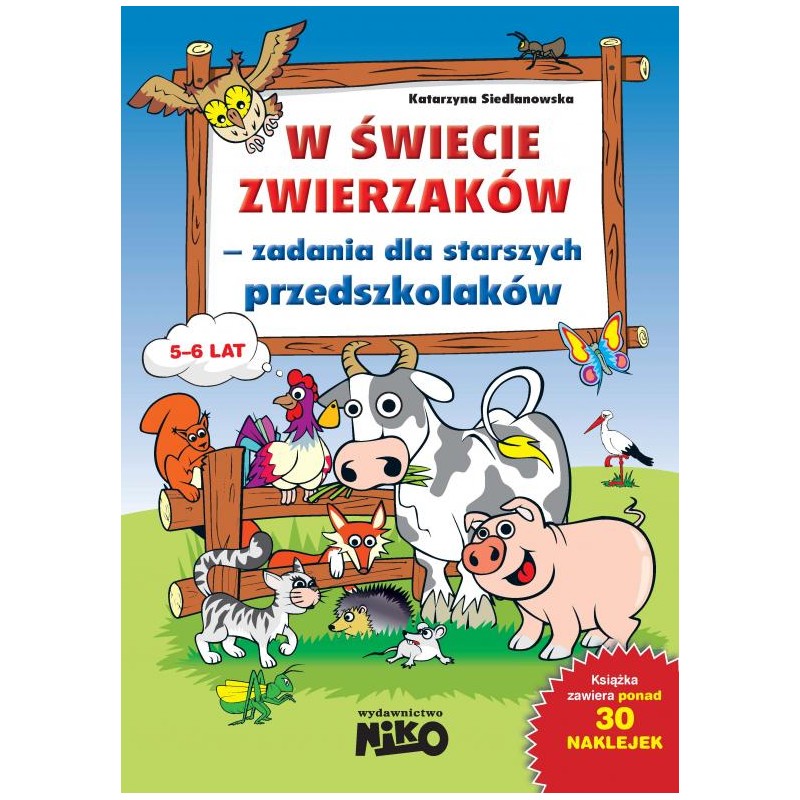 

Książka zadania W Świecie Zwierząt przedszkole