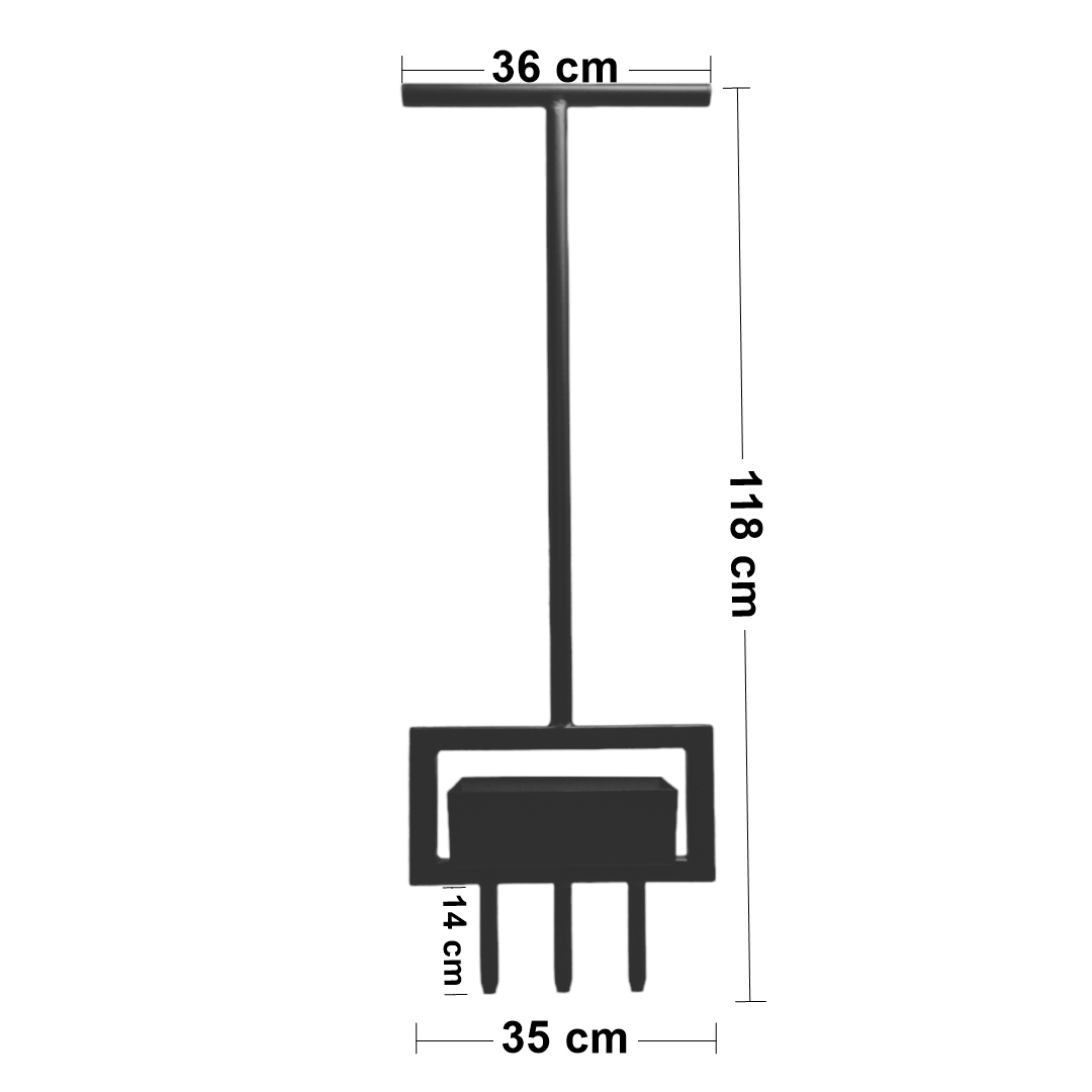 AERATOR WERTYKULATOR RĘCZNY RURKOWY DO TRAWY Z POJEMNIKIEM Waga produktu z opakowaniem jednostkowym 4 kg